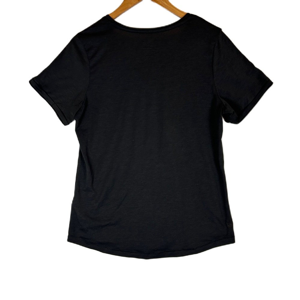 Kuhl Black V Neck T Shirt Top Womens Size M Lightweight Basic Tee - Picture 2 of 12